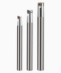 Three Eighths Inch Shank Tungsten Steel Indexable Boring Bar End Mill Tool Holder For Rough Milling And Deep Feed With 90 Degree Right Hand Cut