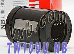 ✝️ NB TW10UU 5/8" inch Self Aligning Ball Bushings Linear Motion, 1-pack for stable alignment, visible front view with package.