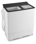 Portable Twin Tub Washing Machine With Drain Pump And Spinner Combo 18 Pound Washer And 8 Pound Spinner For 26 Pound Total Capacity