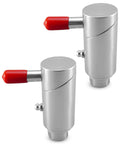 Front view of Spring Loaded Twist Lock Plunger Pin Two Pack Three Quarter Inch for Cam Lock Wrecker Wheel Lift Tow Truck Farm Equipment
