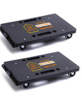 ✝️ Furniture Dolly,Furniture Movers Dollys with Wheels,16in-11in 500lbs Capacity,Moving Dolly 4 Wheels Heavy Duty, Black 2 Pack