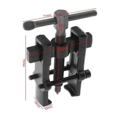 Two Claw Puller 2 Inch Heavy Duty Lifting Tool For Bearing Removal And Maintenance Auto Mechanic Hand Tool Made From Carbon Steel Durable With Open Width 35mm And Open Depth 45mm Ideal For Slide Gears Pulleys And Flywheels
