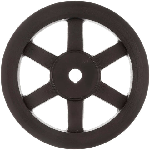Front view of FHP Two Groove Sheave BS 2BK90 for 4L 5L or B belts, 3/4 inch bore, gray cast iron, Class 30, 8.75 inch diameter.