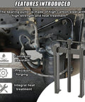 Two Jaw Gear Puller 8 Inch Carbon Steel Bearing Puller And Remover Tool installed on automotive equipment