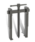 Two Jaw Gear Puller 8 Inch Carbon Steel Bearing Puller And Remover Tool Adjustable Internal And External Removal For Pump Pulleys Flywheels Gears