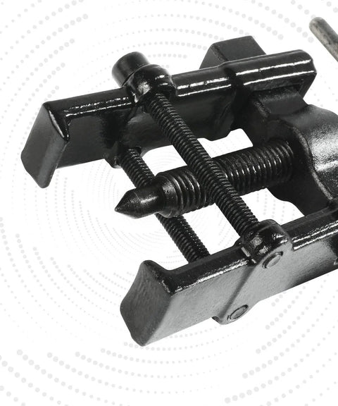 Two Jaw Bearing Puller Tool For Cars And Motorcycles, Beefy Heavy Duty Chrome Vanadium Steel Gear Remover With Heat Treated Mandrel