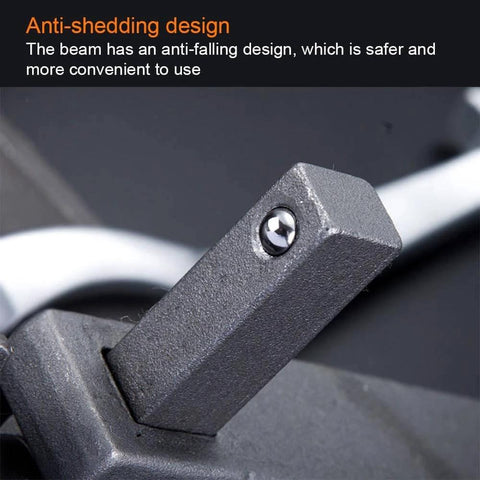 Close-up of Two Jaws Bearing Puller/Remover showing anti-shedding design with carbon steel material.