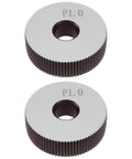 Two Pieces P1.0mm Straight Knurling Wheels, 28x8x8mm Steel Rollers for Knurling Tools and Lathe Holders, high precision metalworking