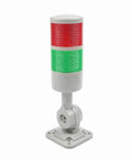 Industrial LED Signal Tower Light With Rotatable Base And 90dB Buzzer, Two Layer Andon Tower Lamp, Steady Or Flashing Mode