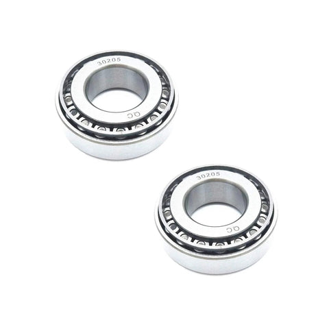 Two Pack 30205 Tapered Roller Bearing Set Cone And Cup 25 Mm Bore 52 Mm Outer Diameter 16.25 Mm Width ideal for automotive use