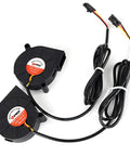 Two Pack Blower Fan 5015 50x50x15mm For Prusa I3 MK3 MK3S Extruder Hotend Cooling Sleeve Bearing 5V DC 0.35A Quiet Brushless