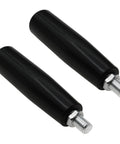 Two Pack M10 Revolving Hand Knob With Plastic Housing And Metal Nut For Lathe Tailstock Table Saw
