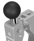 Close-up of Two Pack Ball Mount Adapters With One Inch Rubber And Stainless Steel Ball And One Quarter Twenty Threaded Post for RAM Mounts.