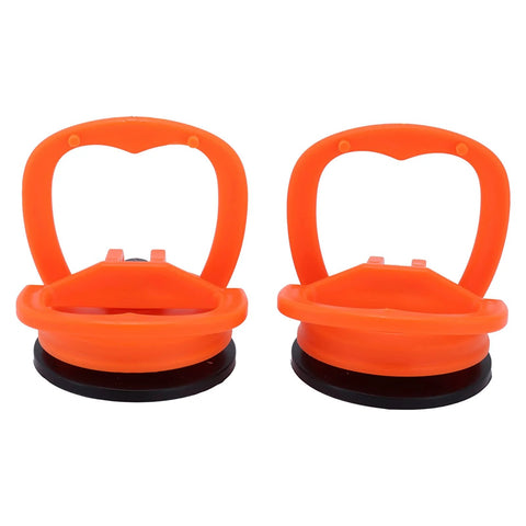 Two Pack Suction Cup Lifter Set For Glass Tiles And Mirrors, Heavy Duty Vacuum Lifter With Easy Clamp Handles, 2.6x2.2 Inch Gripping Cups