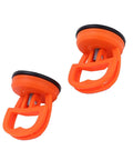 Two Pack Suction Cup Lifter Set For Glass Tiles And Mirrors, Heavy Duty Vacuum Lifter With Easy Clamp Handles, 2.6x2.2 Inch Gripping Cups