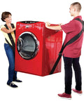 Two Person Moving Straps For Lifting Heavy Furniture And Appliances Up To 800 Lbs used on red washing machine