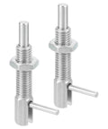 Two Piece Pro Gear Retractable Indexing Plunger Pins Set Uxcell M10 Stainless Steel Spring Loaded Latch Telescoping Locking Pins