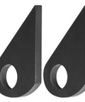 2 Pc Tear Drop Hinge Plate and Weld Washer Set for Trailer Ramps and Doors Suitable for Dump Trailers Tailgates Offroad Applications