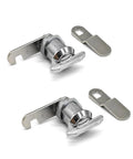 Two pack thumb operated cam locks deliver quick, tool free installation for RV compartments, cabinets, and drawers; rugged stainless steel ensures durability, non locking design for easy access and secure storage on vehicles