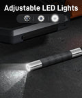 Close-up of Two-Way Articulating Borescope with Light showing adjustable LED lights and flexible probe for inspection use