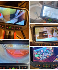 Displays of Two-Way Articulating Borescope with Light, Industrial Endoscope Inspection Camera with Articulated Probe in various uses