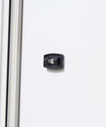Never Fade Two Way Stick On Level Black With Self Adhesive Back For Quick Plumb And Level Checks installed on white surface