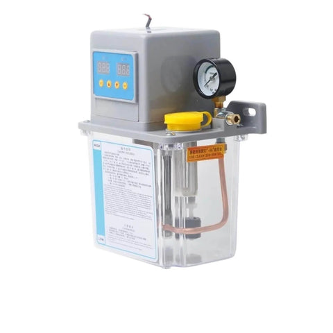 Beefy Gear Oil Pump For Automatic Mechanical Lubrication Systems High Power Workhorse From The TZ-170 Series with display and gauge
