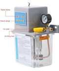 Beefed Up High Power Gear Oil Pump For Automatic Mechanical Lubrication Systems TZ170 with digital display and pressure gauge
