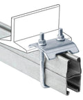 Four Pack U Bolt Beam Clamps securely join back to back strut channels in 1-5/8, 2-7/16, and 3-1/4 inch heights, using M10 threads.