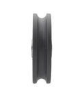 Side view of 4Pcs U Groove Pulley Wheel U-Groove Roller Guide Pulley Rolling Bearing Roller Wheel 8x45x11.5mm for Bicycle Accessories Pulleys