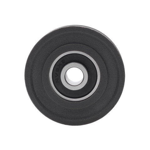 Front view of 4Pcs U Groove Pulley Wheel U-Groove Roller Guide Pulley Rolling Bearing Roller Wheel 8x45x11.5mm for Bicycle Accessories Pulleys Equipment
