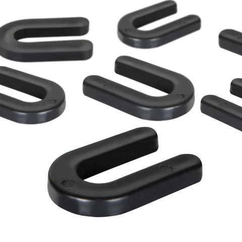 200 Pieces One Quarter Inch Horseshoe Tile Spacers U Shape Plastic Shims Structural Reusable Durable Set