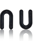 200 Pieces One Quarter Inch Horseshoe Tile Spacers U Shape Plastic Shims shown in front view