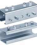 U shaped splice fitting for 1-5/8 inch strut channels, built from 11 gauge electrogalvanized steel for strong, corrosion resistant connections