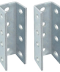 2-Pack U Shaped Splice Fittings Strut Connector Bracket External Channel Coupler Fits One And Five Eighth Inch Strut Channel Steel Electrogalvanized 7 Gauge