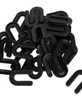 200 Pieces One Quarter Inch Horseshoe Tile Spacers U Shape Plastic Shims Structural Reusable Durable Set stacked on white background