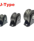 Three U-Type Pulley, Pulley Wheel, 2 Heavy Duty Track Wheel, Directional Sheave, Sliding Gate Roller, Double Bearing in various sizes