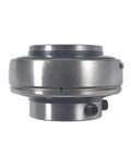 Side view of set screw lock spherical insert with two bearings for 1.25 inch bore height 1.5 inches inside diameter; durable part.