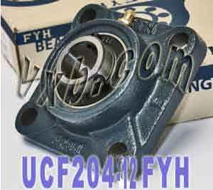 UCF-204-12 FYH Square Flanged Bearing 3/4 inner Mounted Bearings - VXB Ball Bearings