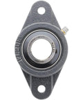 2-Pack Flange Mount Ball Bearing Unit With Insert UC206-19 In Cast Iron Housing FL206 Bore 1.1875 Inch shown vertically