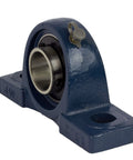 UCP205-16 Pillow Block Bearing (2 Pack), 1 inch Bore, 2 Bolt Flange Mounted, Solid Cast Iron Base, Self-Alignment shown.