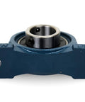 Front view of UCP205-16 Pillow Block Bearing (2 Pack), 1 inch Bore, 2 Bolt Flange Mounted, Solid Cast Iron Base, Self-Alignment.