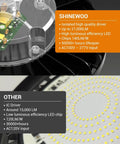 Close-up of LED circuit board for 200W LED High Bay Light UFO Industrial Fixture Killer Brightness 28,000 LM, 110-277V, 5000K Cool White