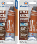 Ultra Copper RTV Silicone Gasket Maker 3 Oz Sealant For Auto Gaskets And Engine Seals High Temp Ready Oil And Water Resistant