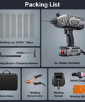 Ultra Lightweight Portable ARC Welder With IGBT Inverter 110V Handheld Welding Machine, 5 Variable Current Settings, accessories included