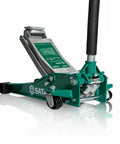 Heavy Duty Steel Floor Jack With 3 Ton Capacity, Ultra Low Profile For Tight Parking Spaces, Dual Piston Quick Lift Pump