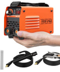 Ultra Mini 140A 110V Arc And Lift TIG Welder With Shoulder Strap Portable 2 In 1 Welding Machine for Beginners, includes 5 rods.