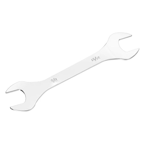 Ultra Slim SAE Open End Wrenches Dual Openings 7/8 by 15/16 Inches, 200mm Length, High Carbon Steel Heat Treated thin wrench