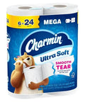 Ultra Soft Toilet Paper Mega Roll Pack With Six Mega Rolls Equaling 24 Regular Rolls Each Roll Delivers 208 Sheets.