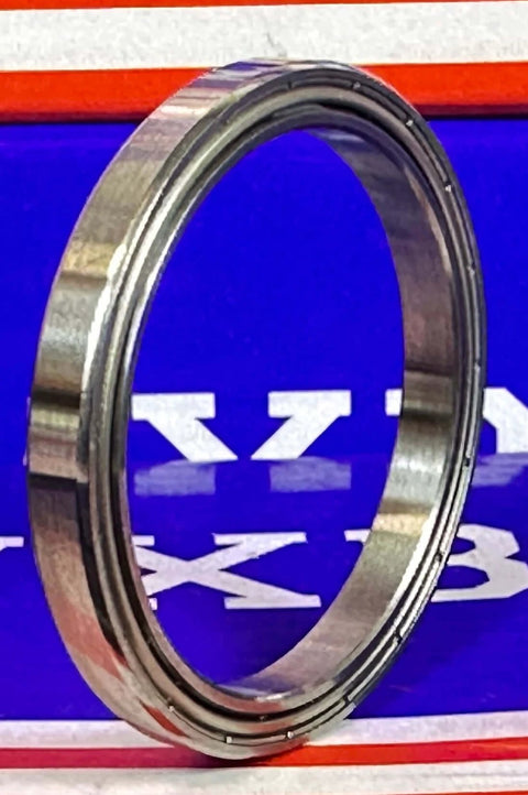 6706ZZ Thin Section Metric Ball Bearing 30x37x4mm 6706Z close-up view showcasing its chrome steel design.